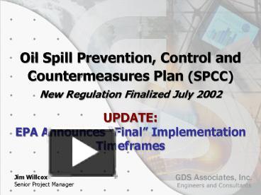 PPT Oil Spill Prevention Control And Countermeasures Plan SPCC