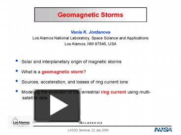 PPT – Geomagnetic Storms PowerPoint Presentation | Free To View - Id ...