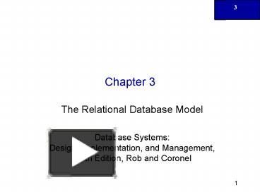 PPT – The Relational Database Model PowerPoint Presentation | Free To ...