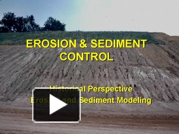 PPT – EROSION PowerPoint Presentation | Free To View - Id: 11d0c8-MDQ4M