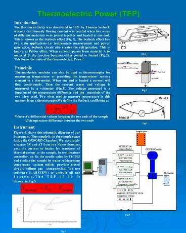 PPT – Thermoelectric Power TEP PowerPoint Presentation | Free To View ...