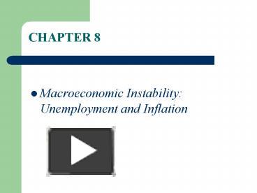 PPT – Macroeconomic Instability: Unemployment And Inflation PowerPoint ...