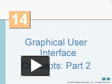 PPT – Graphical User Interface PowerPoint Presentation | Free To View ...