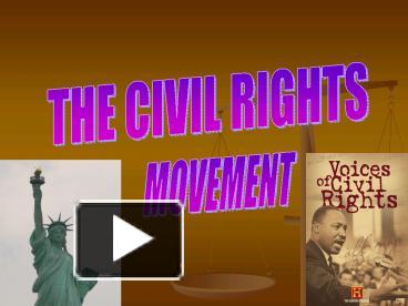 PPT – THE CIVIL RIGHTS PowerPoint Presentation | Free To View - Id ...