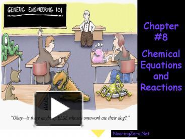 PPT – Chemical Equations And Reactions PowerPoint Presentation | Free ...