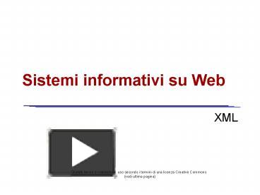 Ppt Sistemi Informativi Su Web Powerpoint Presentation Free To View