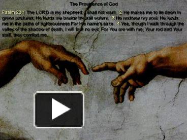 PPT – The Providence Of God PowerPoint Presentation | Free To Download ...