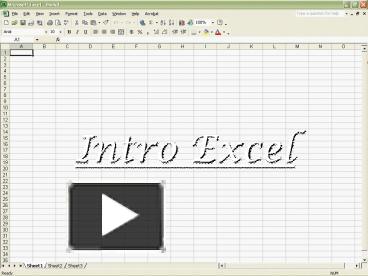 PPT – Intro Excel PowerPoint Presentation | Free To View - Id: 1813e5-ZDc1Z