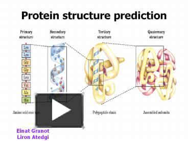 PPT Protein Structure Prediction PowerPoint Presentation Free To