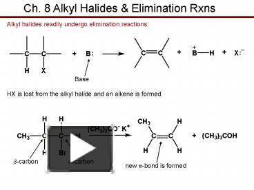 Ppt Ch Alkyl Halides Powerpoint Presentation Free To View Id A E Zju M