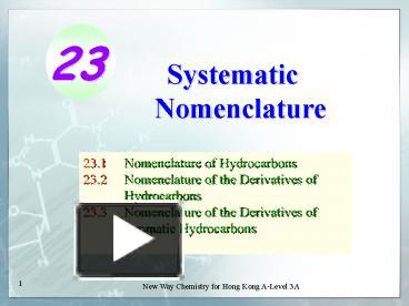 Ppt Systematic Nomenclature Powerpoint Presentation Free To View Id Aa Zdc Z