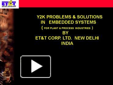 PPT Y2K PROBLEMS PowerPoint presentation free to view id: 1b7f5d