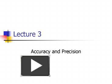 PPT – Accuracy And Precision PowerPoint Presentation | Free To View ...