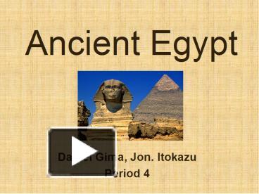 PPT – Ancient Egypt PowerPoint Presentation | Free To View - Id: 1c1af ...