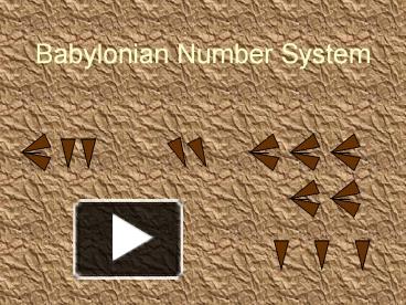 babylonian number system 1 100