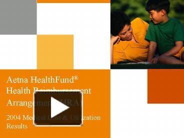 Ppt Aetna Healthfund Health Reimbursement Arrangement Hra Powerpoint