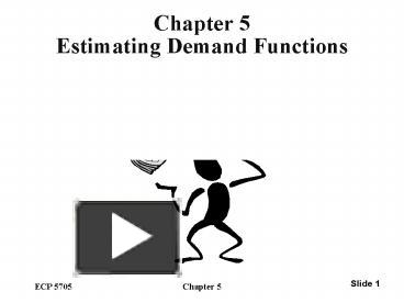 Ppt Chapter Estimating Demand Functions Powerpoint Presentation