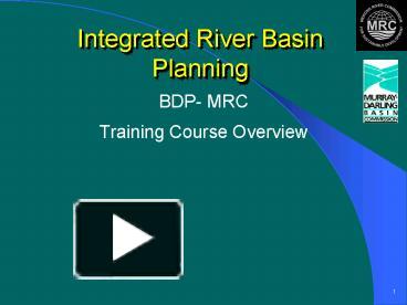 PPT – Integrated River Basin Planning PowerPoint Presentation | Free To ...