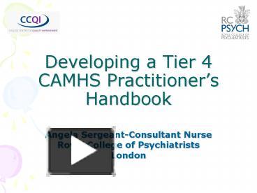 Camhs Tier System