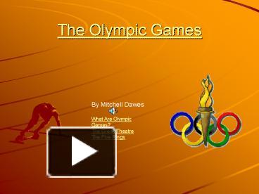 PPT – The Olympic Games PowerPoint Presentation | Free To View - Id ...