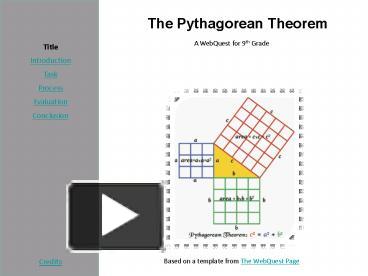 PPT – The Pythagorean Theorem PowerPoint Presentation | Free To View ...