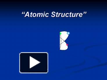 PPT – Atomic Structure PowerPoint Presentation | Free To View - Id ...