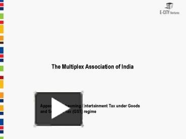 Ppt The Multiplex Association Of India Powerpoint Presentation Free To View Id F C Zdc Z