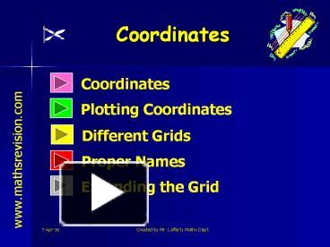 PPT – Coordinates PowerPoint Presentation | Free To Download - Id ...