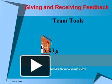 PPT – Giving And Receiving Feedback PowerPoint Presentation | Free To ...