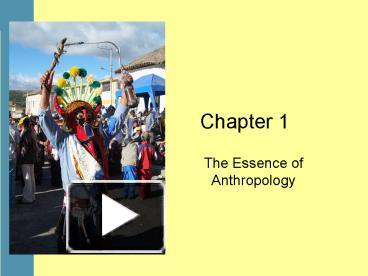 PPT – The Essence Of Anthropology PowerPoint Presentation | Free To ...