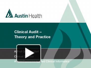 PPT – Clinical Audit Theory And Practice PowerPoint Presentation | Free ...