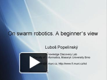 Swarm Robotics Ppt Download Sites