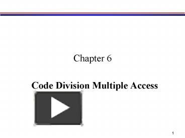 PPT – Code Division Multiple Access PowerPoint Presentation | Free To ...