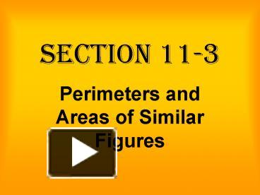 Ppt Perimeters And Areas Of Similar Figures Powerpoint Presentation