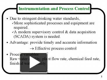 PPT – Instrumentation And Process Control PowerPoint Presentation ...