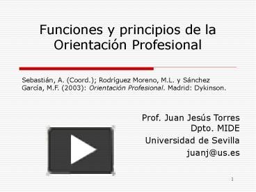 PPT – Funciones Y Principios De La Orientaci PowerPoint Presentation ...