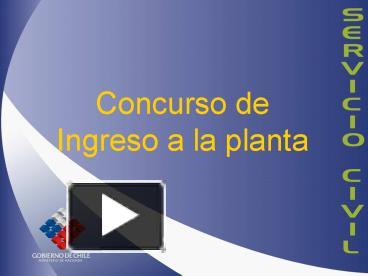 Ppt Concurso De Ingreso A La Planta Powerpoint Presentation Free To