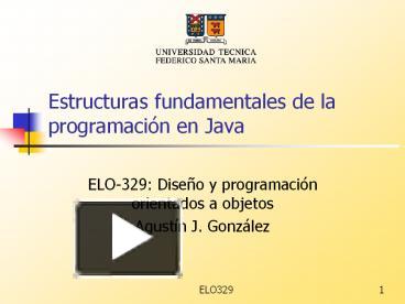 Ppt Estructuras Fundamentales De La Programaci Powerpoint