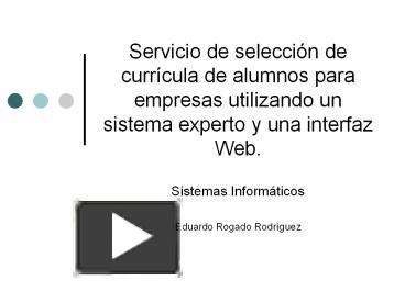 PPT – Servicio De Selecci PowerPoint Presentation | Free To Download ...