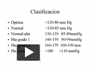 Ppt Clasificacion Powerpoint Presentation Free To View Id C C