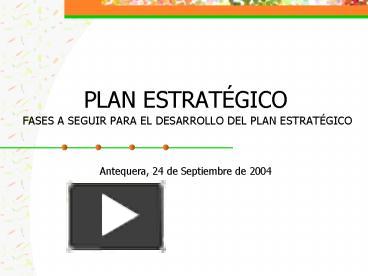 Ppt Plan Estrat Powerpoint Presentation Free To View Id Af Zdc Z