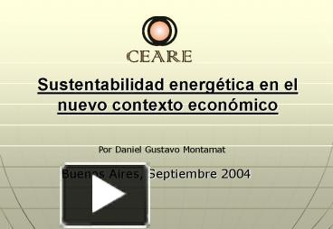 PPT – Sustentabilidad Energ PowerPoint Presentation | Free To Download ...