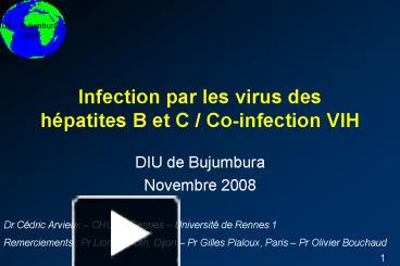 PPT Infection Par Les Virus Des Hpatites B Et C Coinfection VIH