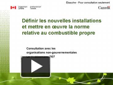 PPT – Dfinir Les Nouvelles Installations Et Mettre En Uvre La Norme ...