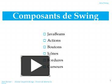 Ppt Composants De Swing Powerpoint Presentation Free To Download Id A C Mjliz