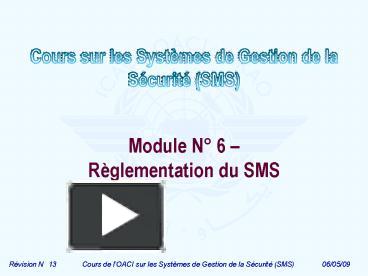 PPT Module N 6 Rglementation Du SMS PowerPoint Presentation Free To