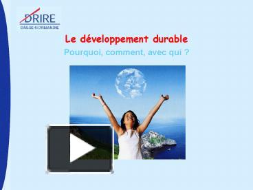 PPT – Le Dveloppement Durable PowerPoint Presentation | Free To View ...