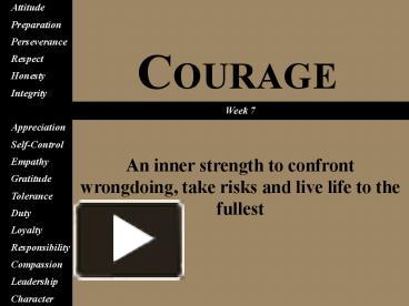 PPT - Courage PowerPoint Presentation, free download - ID:2258793