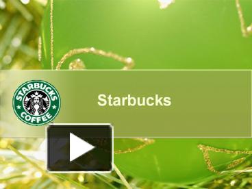 starbucks background powerpoint