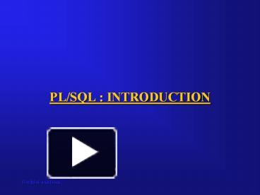 PPT - Oracle PL/SQL IV PowerPoint Presentation, free download - ID:3210464